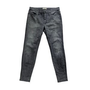 Madewell 9" High Riser Skinny Jeans Size 31 Gray Wash